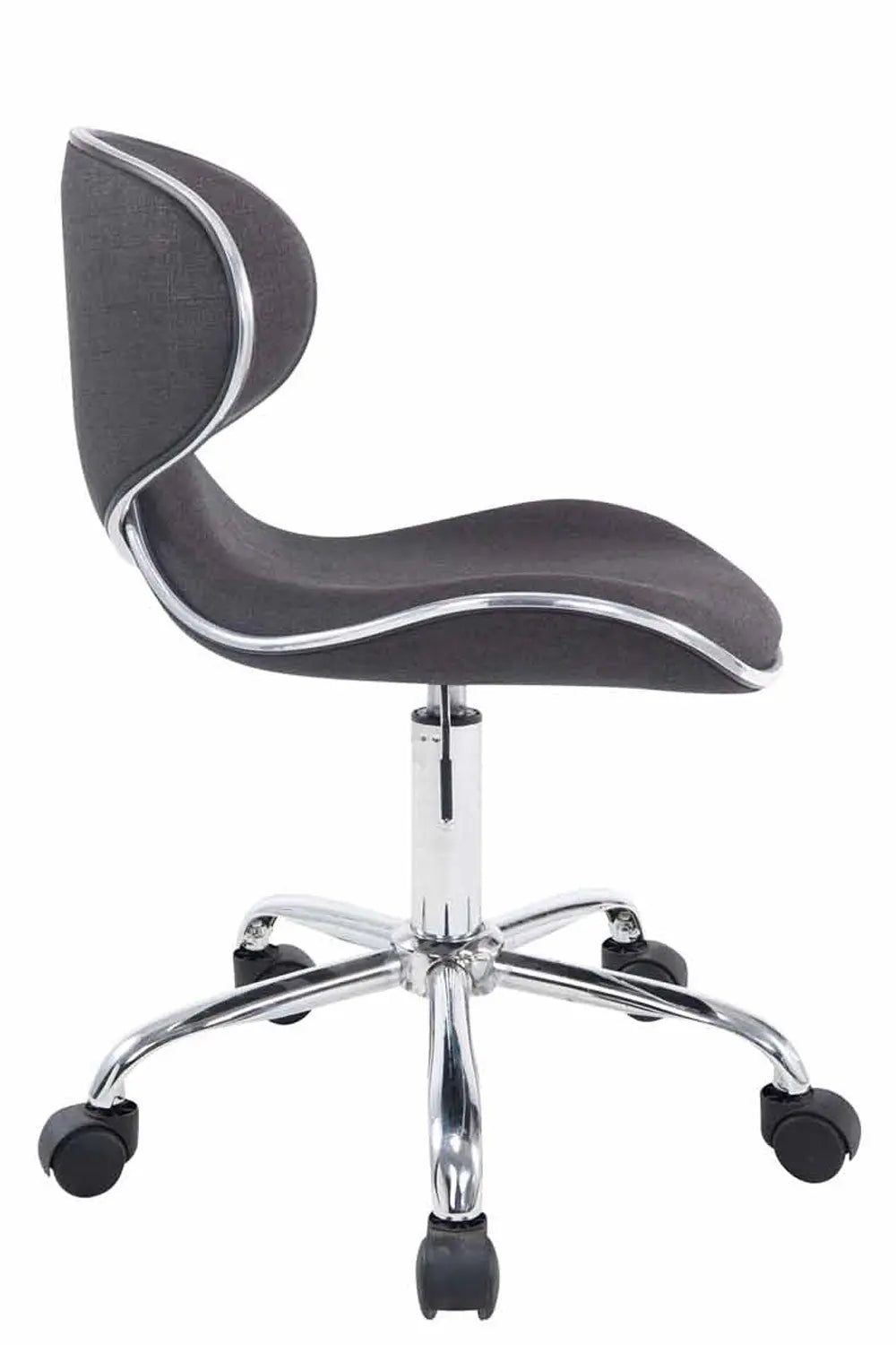 Las Vegas V2 Ergonomischer Arbeitshocker – Stoffbezug & Chromgestell LinkeHomeStore