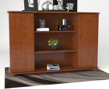 Lade das Bild in den Galerie-Viewer, Anika Kommode | Sideboard | Anrichte | 2-Türig | Mitte offene Regale | 100% Bio Kiefer Massivholz Kiefer Massivholz