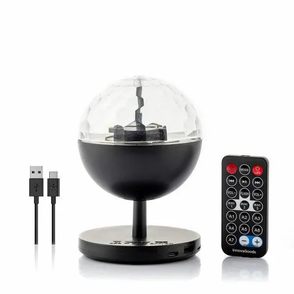 LED-Discokugel mit Bluetooth-Lautsprecher – Perfekt für Partys und Feiern LinkeHomeStore