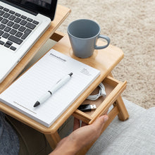 Lade das Bild in den Galerie-Viewer, Lapwood Bamboo Multi-Funktion Beistelltisch – Klappbar & Verstellbar