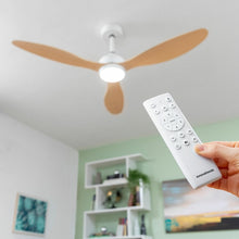 Lade das Bild in den Galerie-Viewer, Deckenventilator -  LED-Licht und 3 ABS-Flügeln