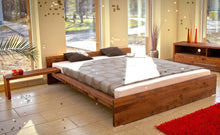 Lade das Bild in den Galerie-Viewer, AGUZZO Massivholzbett Kiefer Massivholz