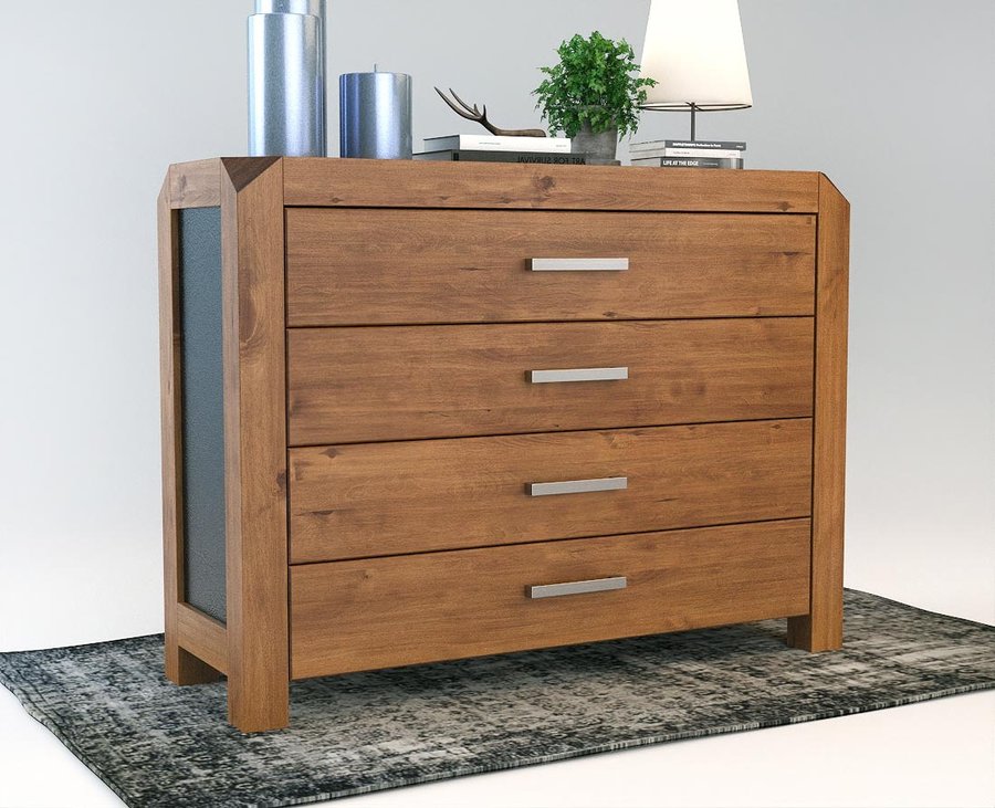 MODENA Schubladen Massivholz Kommode Kiefer Massivholz