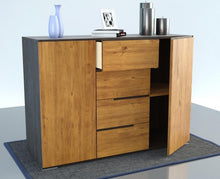Lade das Bild in den Galerie-Viewer, ARDEA Massivholz Schubladen Kommode Kiefer Massivholz