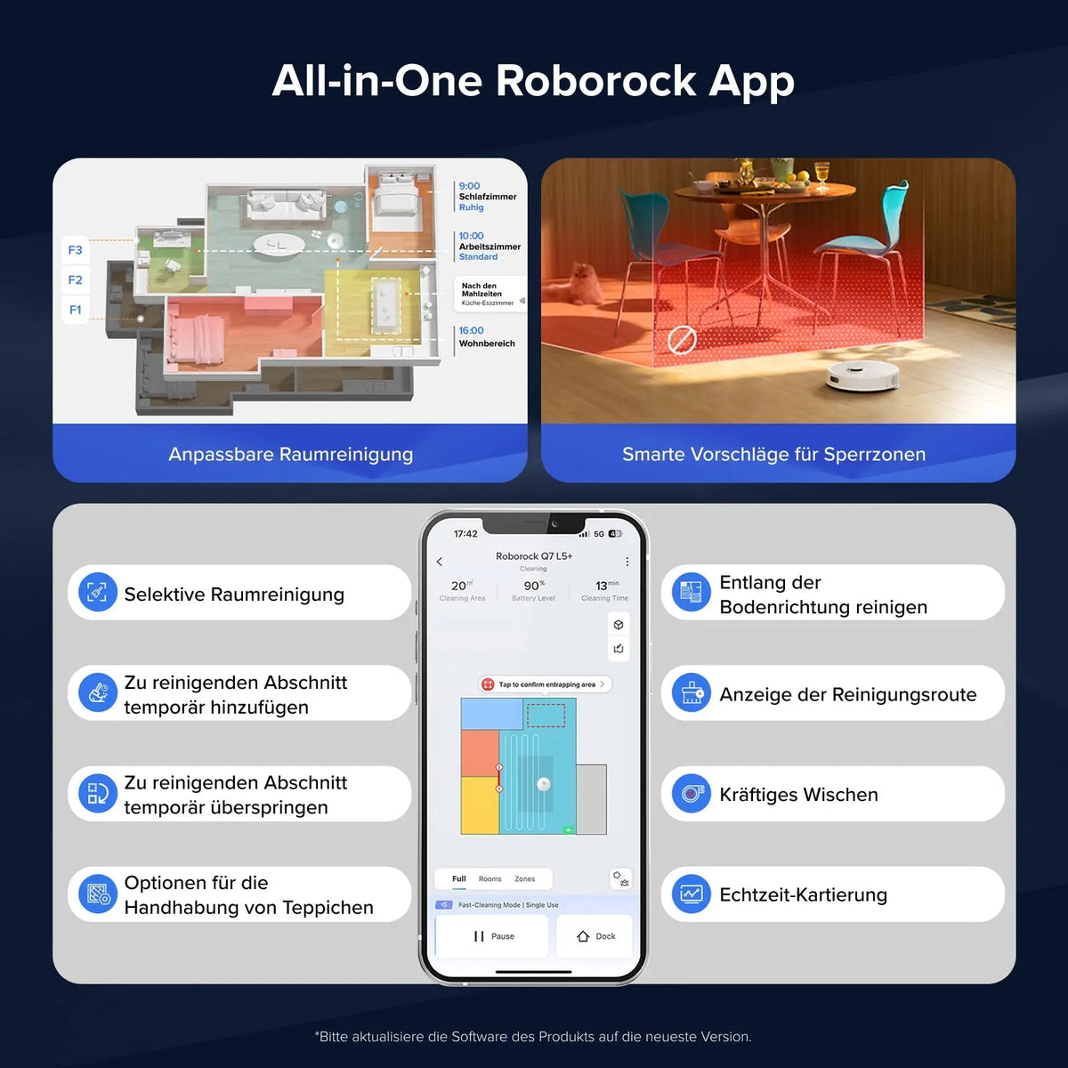 Roborock Q7 L5+ Set Saug- und Wischroboter mit Auto-Entleerungsstation mit zwei zusätzlichen Staubbeuteln kaufen | LinkeHomeStore