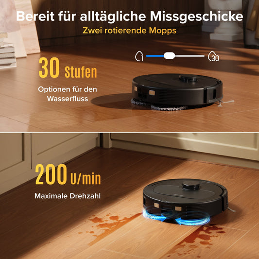 Roborock Qrevo S Pro Saug- und Wischroboter – Saugkraft von 18.500 Pa und Multifunktions-Dockingstation Roborock Deutschland Official Site
