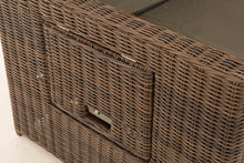 Lade das Bild in den Galerie-Viewer, Polyrattan Sofa - braun-meliert

