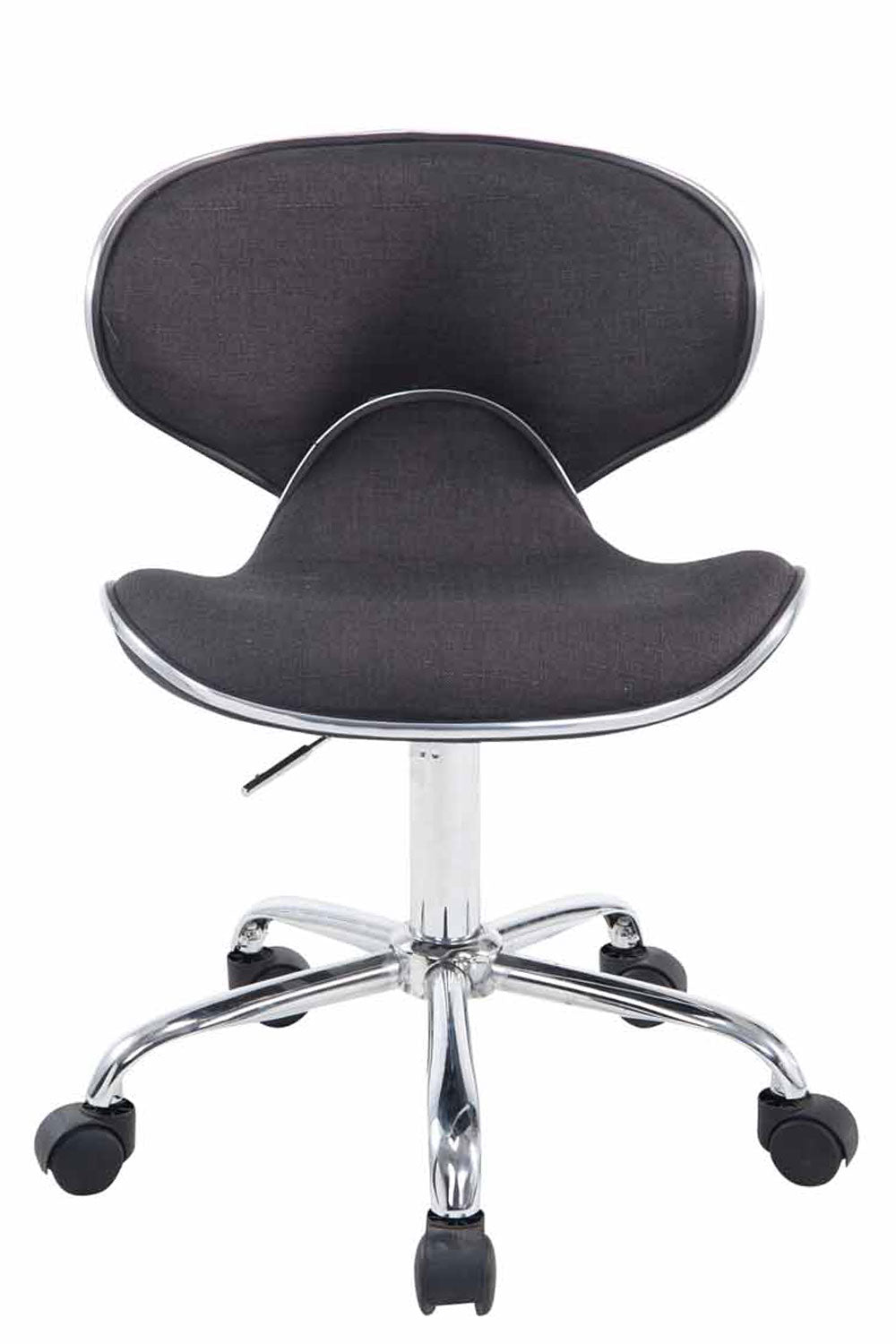 Las Vegas V2 Ergonomischer Arbeitshocker – Stoffbezug & Chromgestell LinkeHomeStore