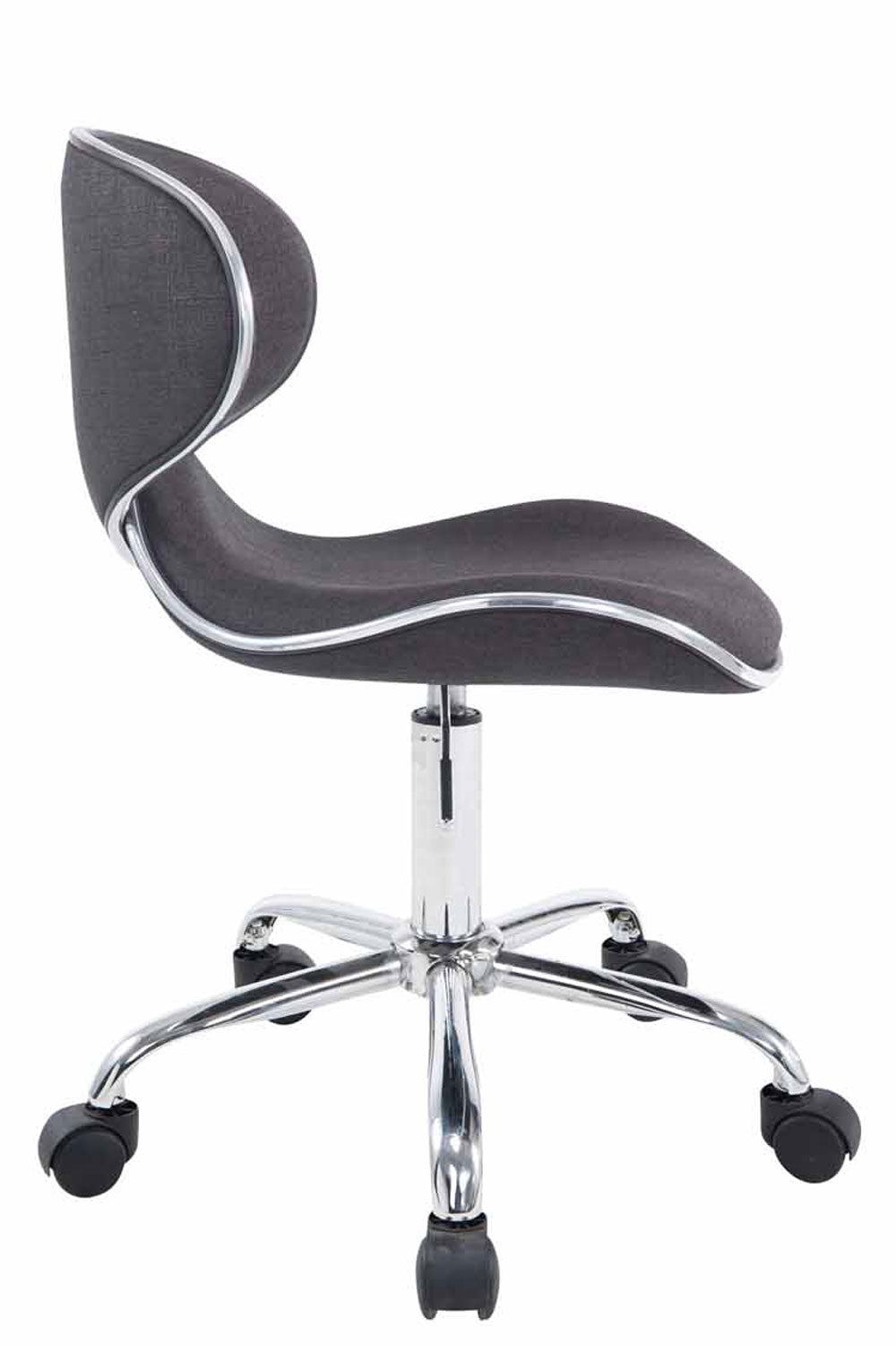 Las Vegas V2 Ergonomischer Arbeitshocker – Stoffbezug & Chromgestell LinkeHomeStore