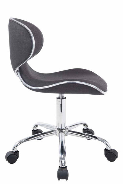 Las Vegas V2 Ergonomischer Arbeitshocker – Stoffbezug & Chromgestell LinkeHomeStore