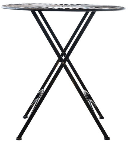 TegalVintage Gartentisch – Antikstil, Metall, 71x71 cm LinkeHomeStore