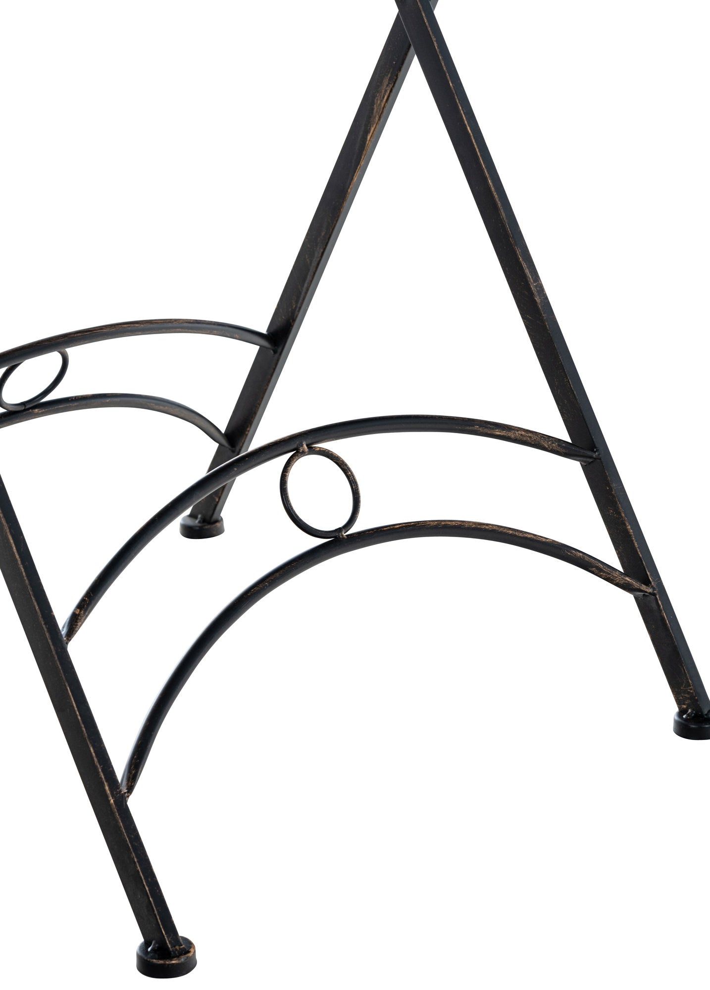 TegalVintage Gartentisch – Antikstil, Metall, 71x71 cm LinkeHomeStore