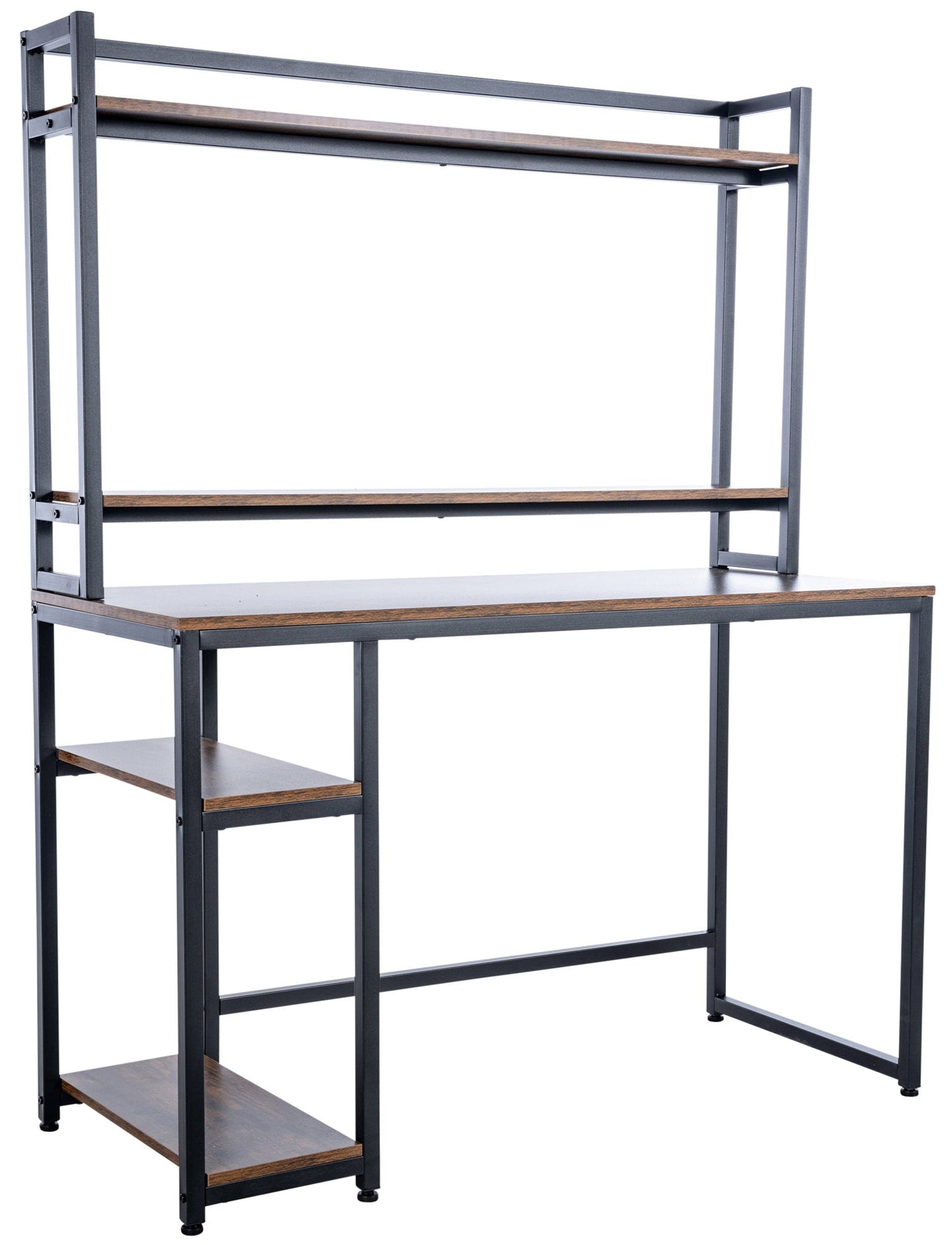 BillingsPro Loft-Schreibtisch mit Regal – Modernes Bürodesign LinkeHomeStore