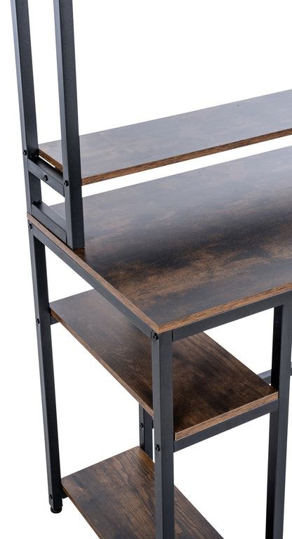 BillingsPro Loft-Schreibtisch mit Regal – Modernes Bürodesign LinkeHomeStore