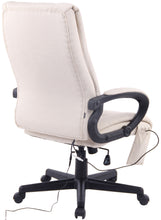 Lade das Bild in den Galerie-Viewer, Bürostuhl XL Sparta XM Stoff creme mit Massagefunktion
