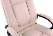 Lade das Bild in den Galerie-Viewer, Bürostuhl XL Sparta XM Stoff creme mit Massagefunktion
