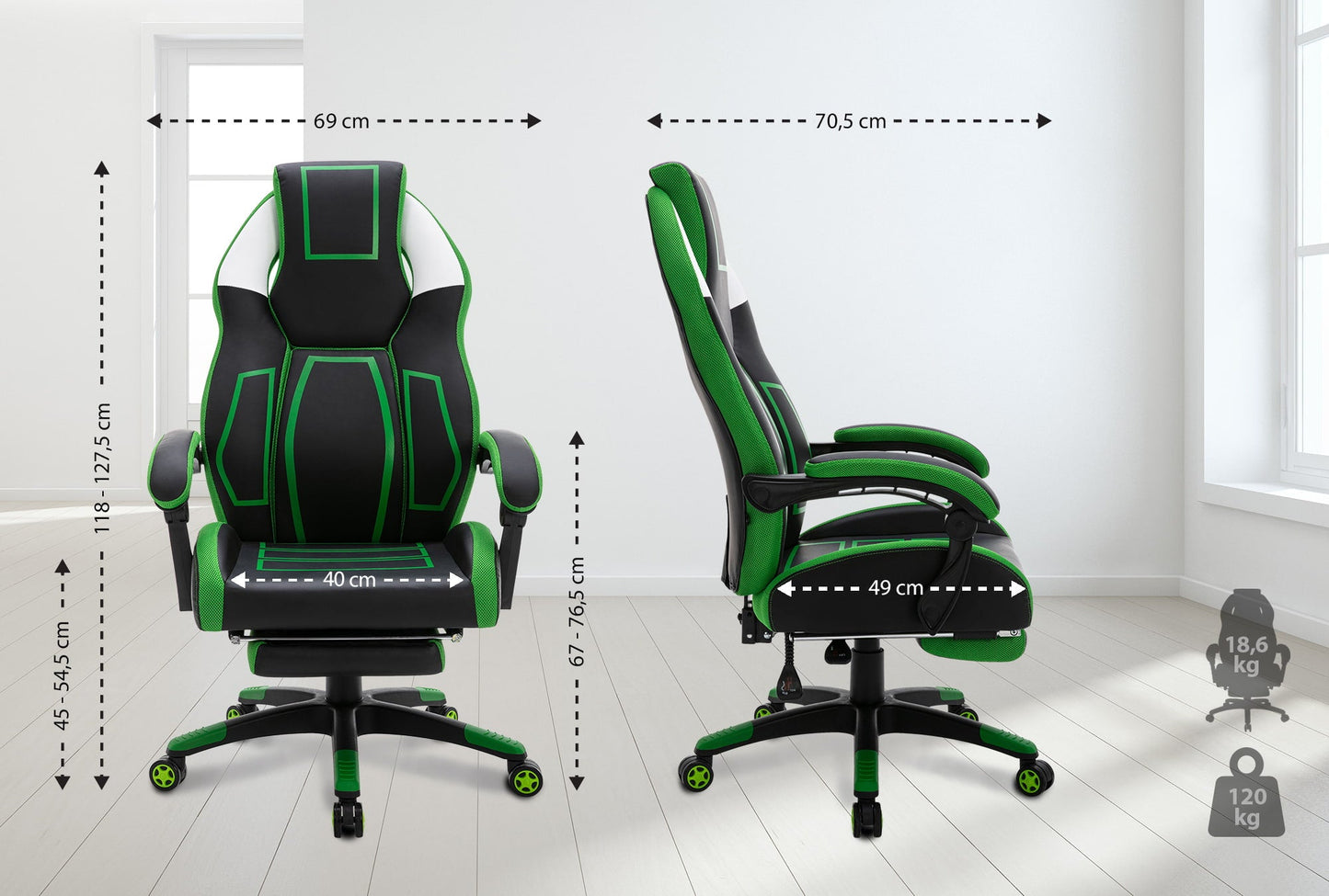 Clovis ComfortPro Kunstleder-Bürostuhl – Für Work & Gaming LinkeHomeStore