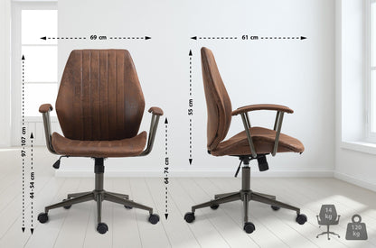 Nampa IronLine Industrial Executive Chair LinkeHomeStore
