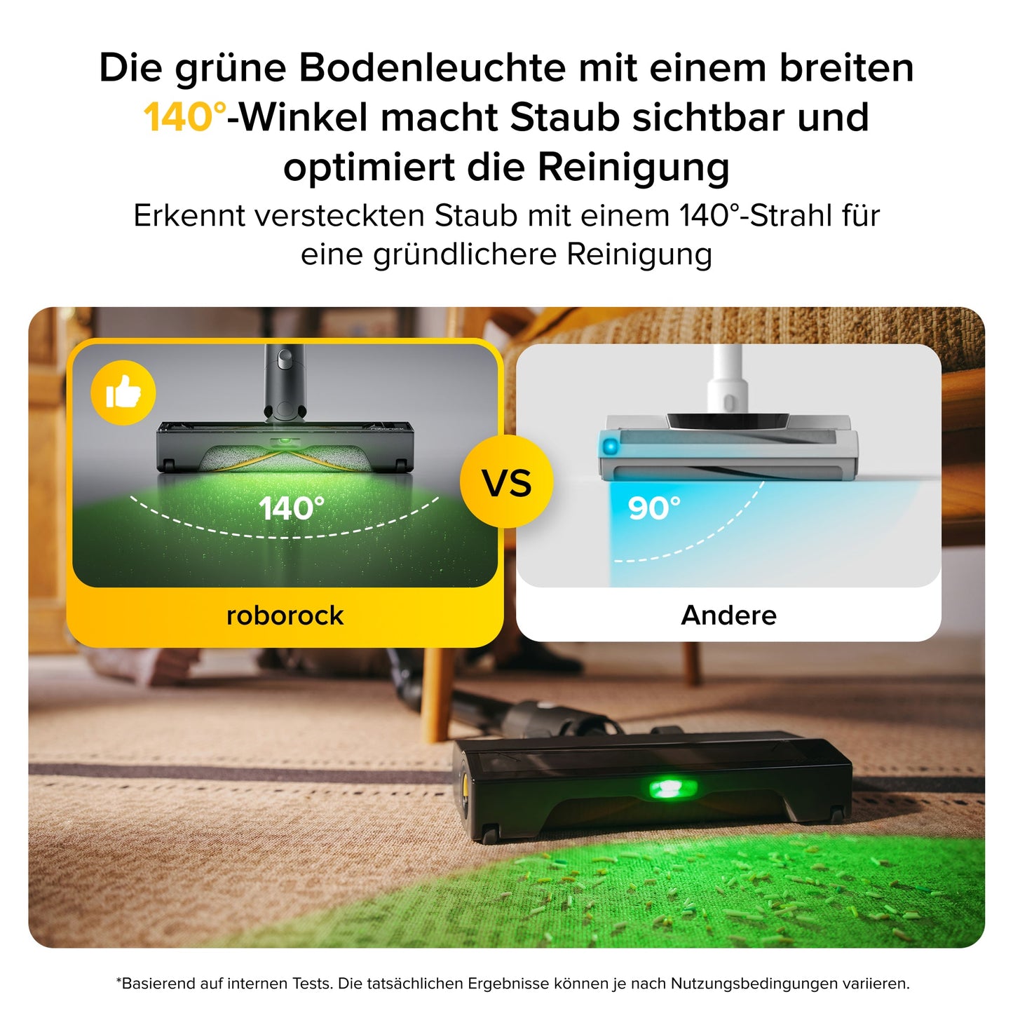 Roborock H60 Ultra 3-in-1 Akku-Staubsauger mit Power-Detect