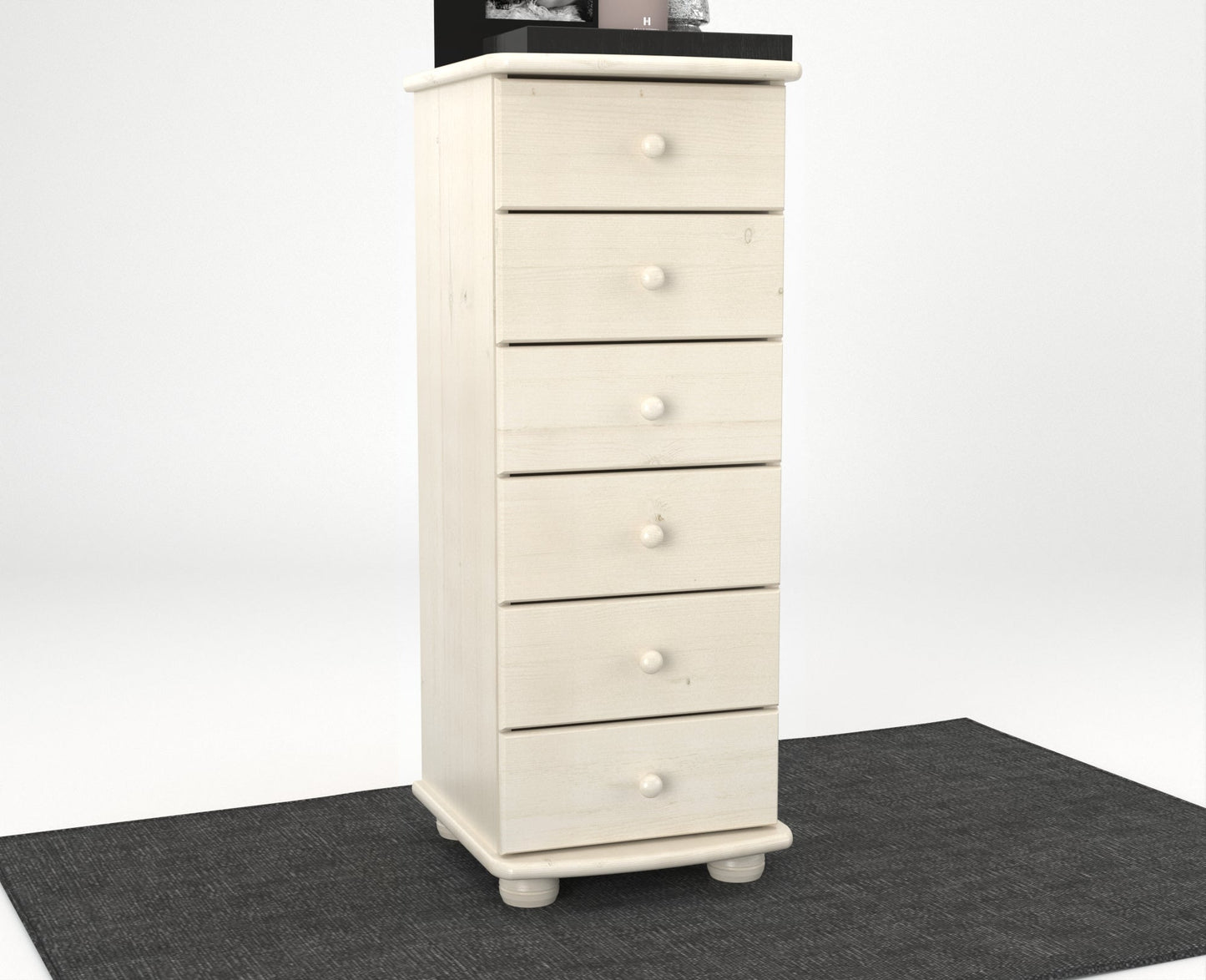 KIEFER CLASSIC 6 – Massivholzkommode mit 6 Schubladen aus FSC-Kiefer Kiefer Massivholz