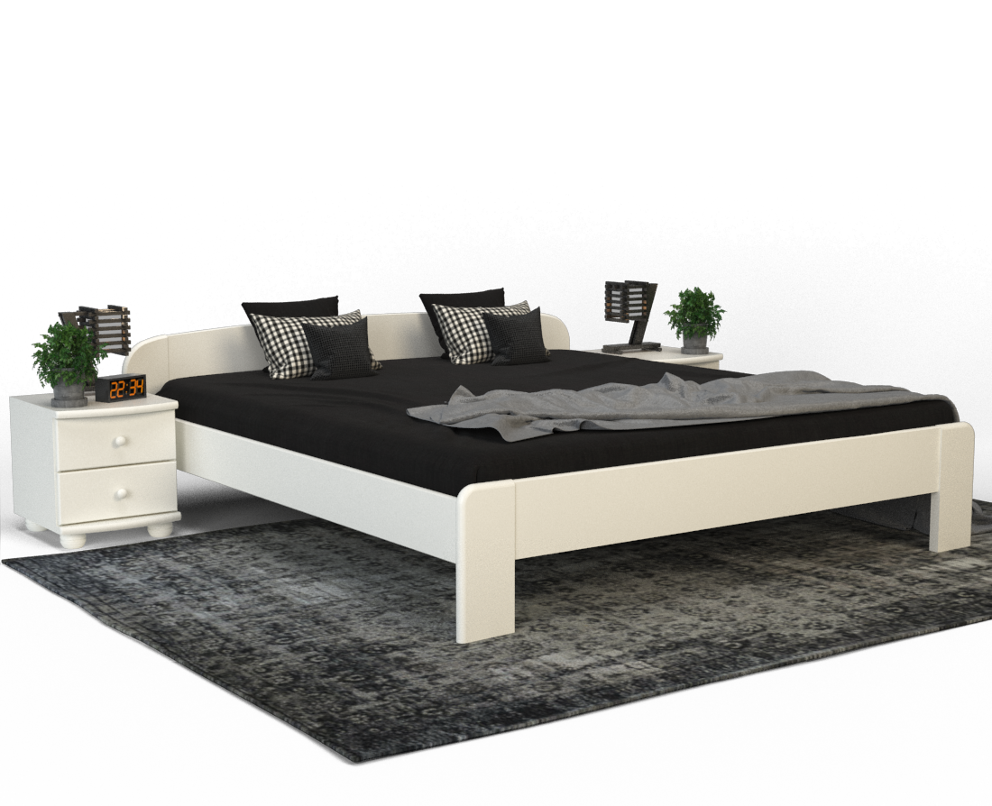 Claudia Kieferbett | Massivholz | Naturholz | 100% Bio-Bett Kiefer Massivholz