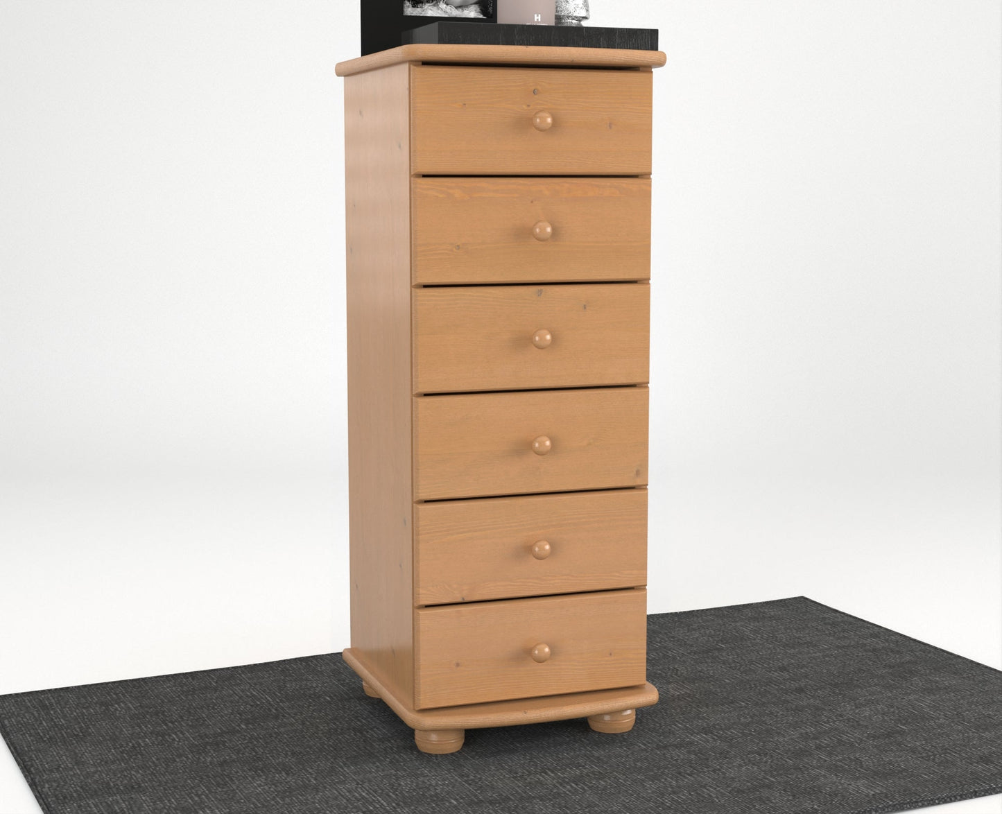 KIEFER CLASSIC 6 – Massivholzkommode mit 6 Schubladen aus FSC-Kiefer Kiefer Massivholz