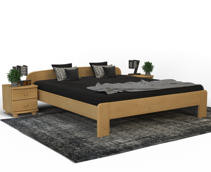 Claudia Kieferbett | Massivholz | Naturholz | 100% Bio-Bett Kiefer Massivholz