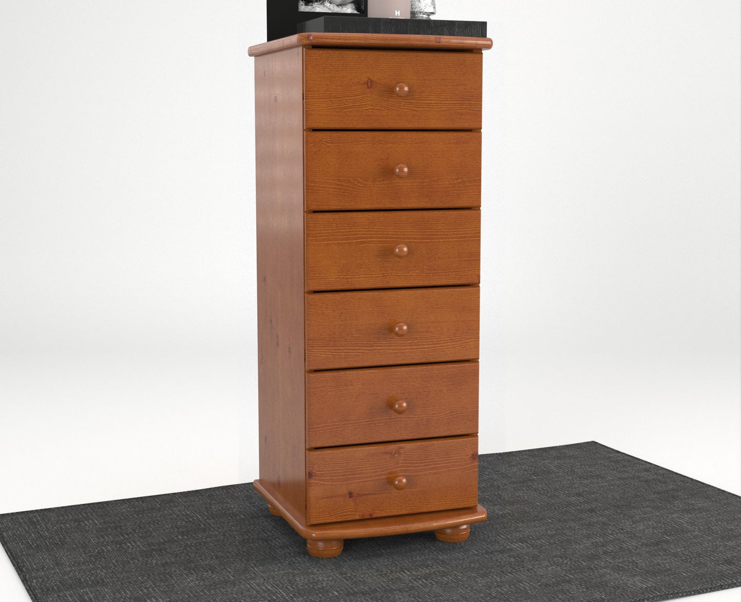 KIEFER CLASSIC 6 – Massivholzkommode mit 6 Schubladen aus FSC-Kiefer Kiefer Massivholz