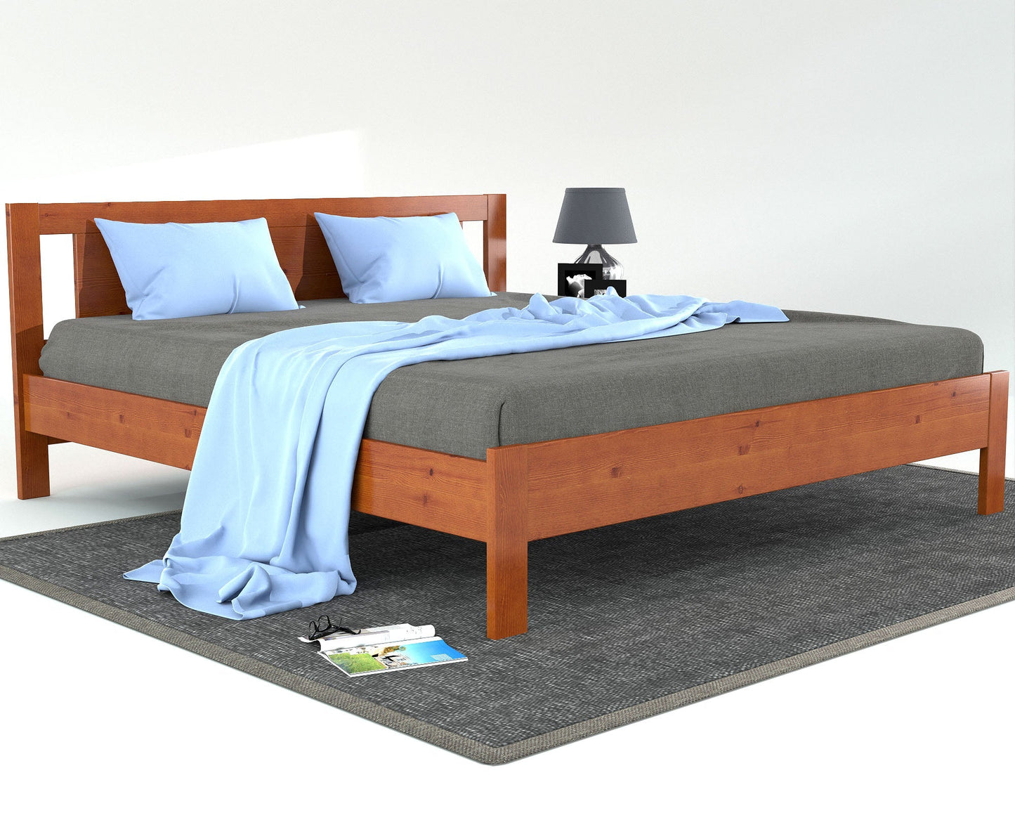 Jana Kieferbett  | Massivholz | Naturholz | 100% Bio-Bett Kiefer Massivholz