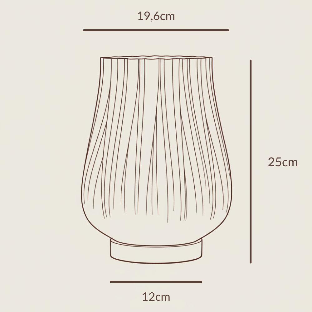 Cora LED Design-Tischlampe – 3D-Druck & Eichenholz Moonou GbR