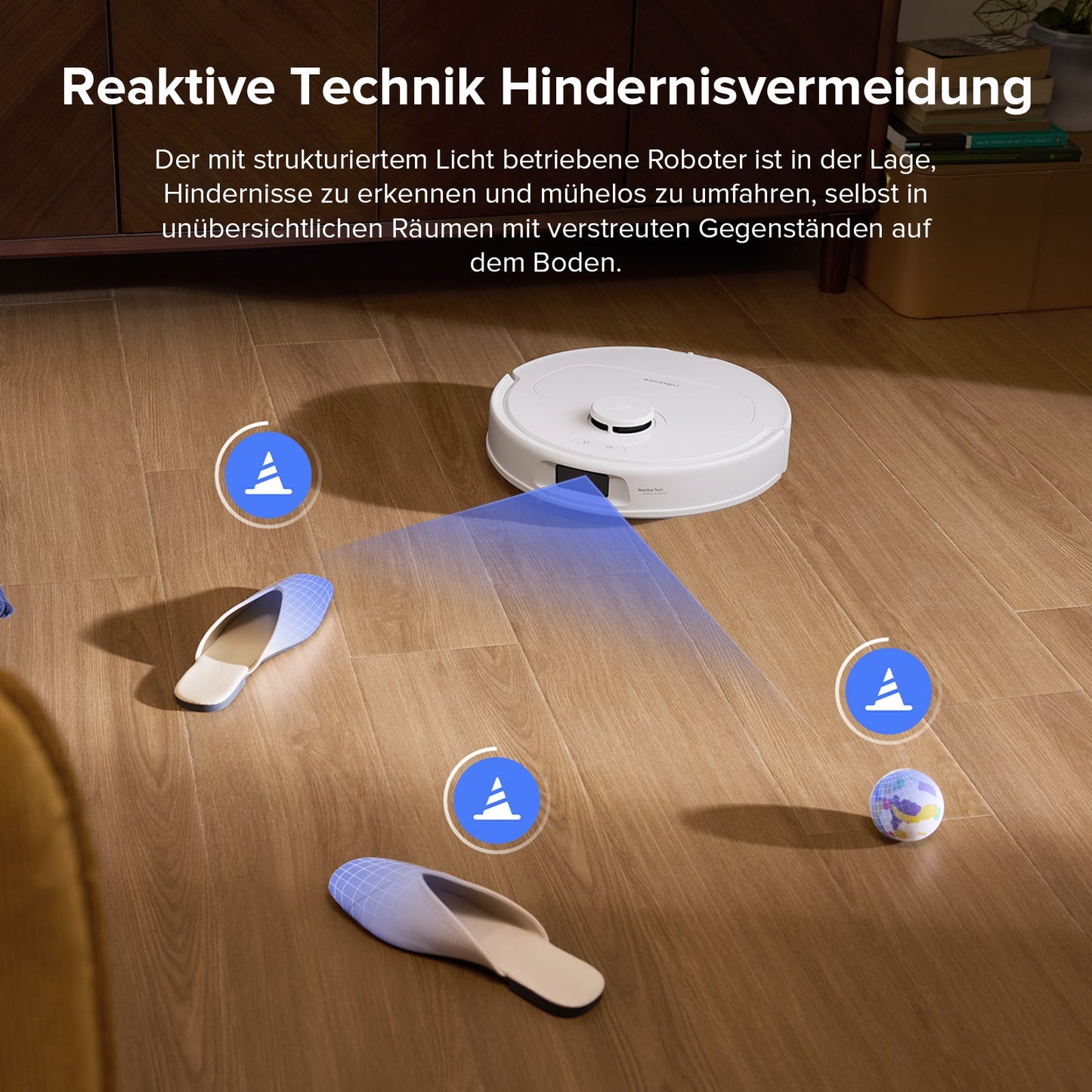 Roborock QV 35S Set Roboter-Staubsauger mit Multifunktions-Dockingstation (mit Staubbeutel*2 Stück und Filter*1 Stück)