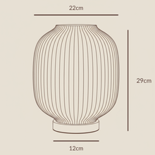 Lade das Bild in den Galerie-Viewer, Puro LED Design-Tischlampe – Bauchige Form &amp; Warmlicht Moonou GbR
