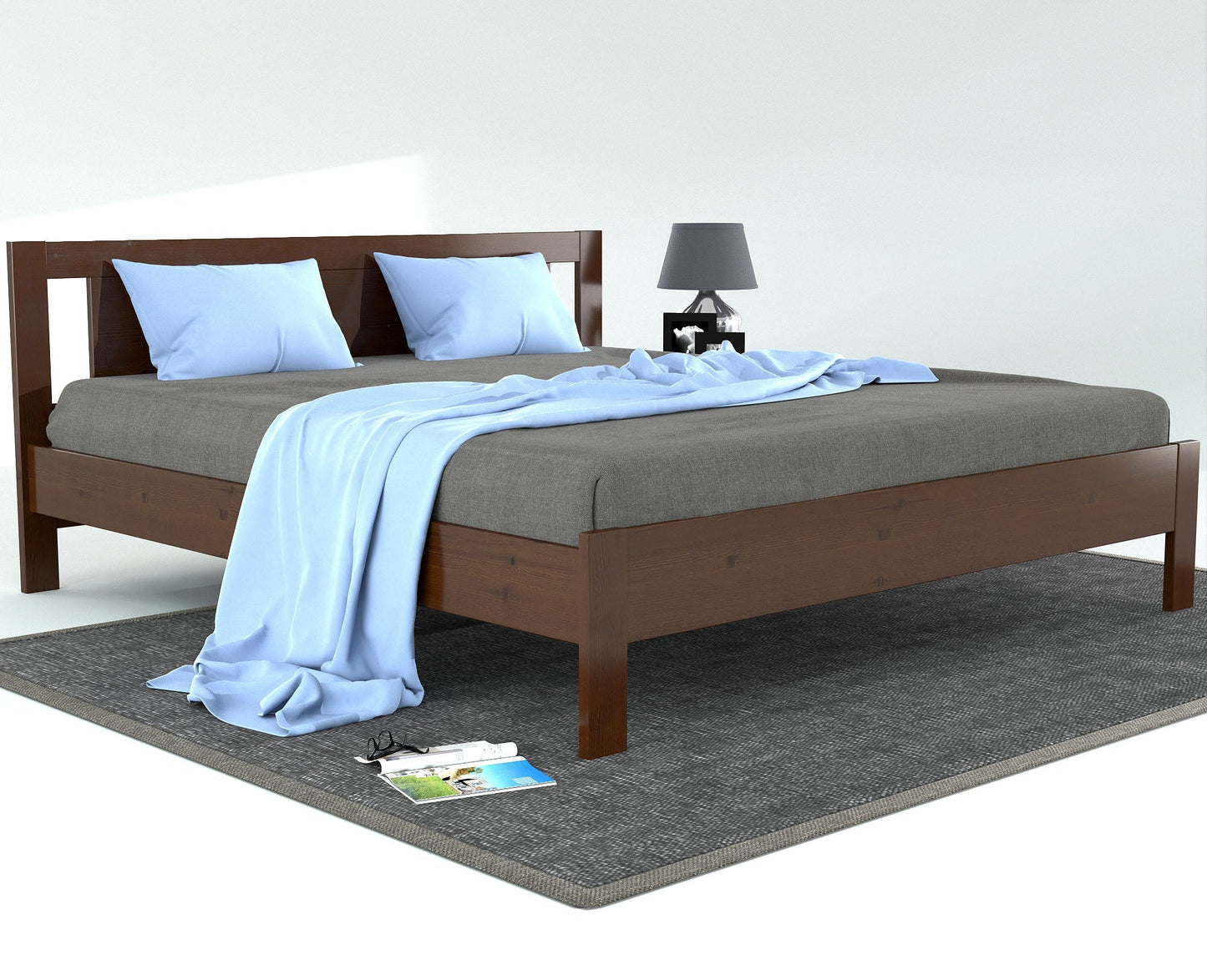 Jana Kieferbett  | Massivholz | Naturholz | 100% Bio-Bett Kiefer Massivholz