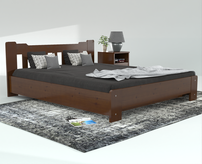 Leo Kieferbett mit Bettkasten | Massivholz | Naturholz | 100% Bio-Bett inkl. Lattenrost Kiefer Massivholz