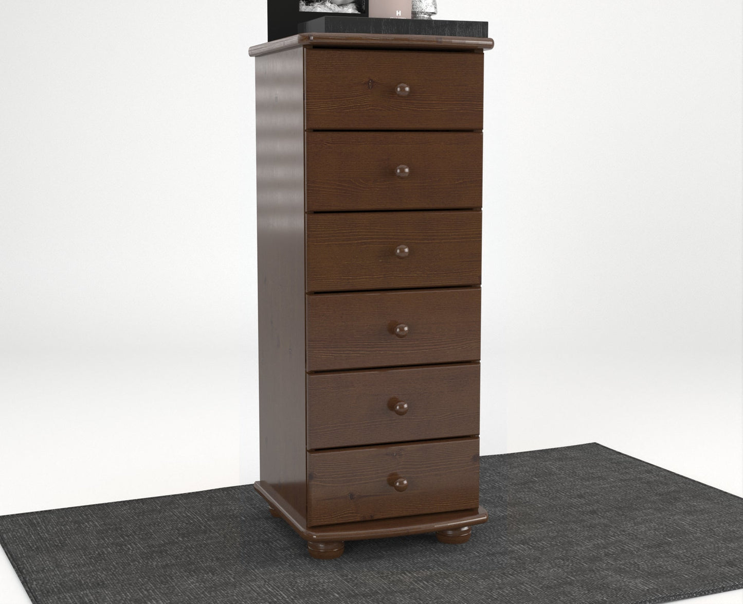 KIEFER CLASSIC 6 – Massivholzkommode mit 6 Schubladen aus FSC-Kiefer Kiefer Massivholz