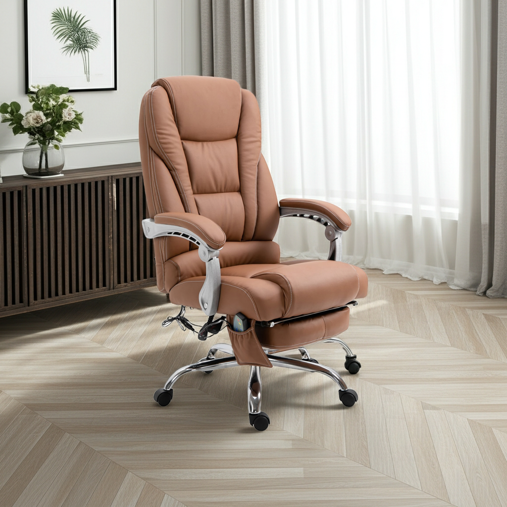 Pacific RelaxPro Massage-Bürostuhl – Luxuskomfort mit 7-Punkt-Massage LinkeHomeStore