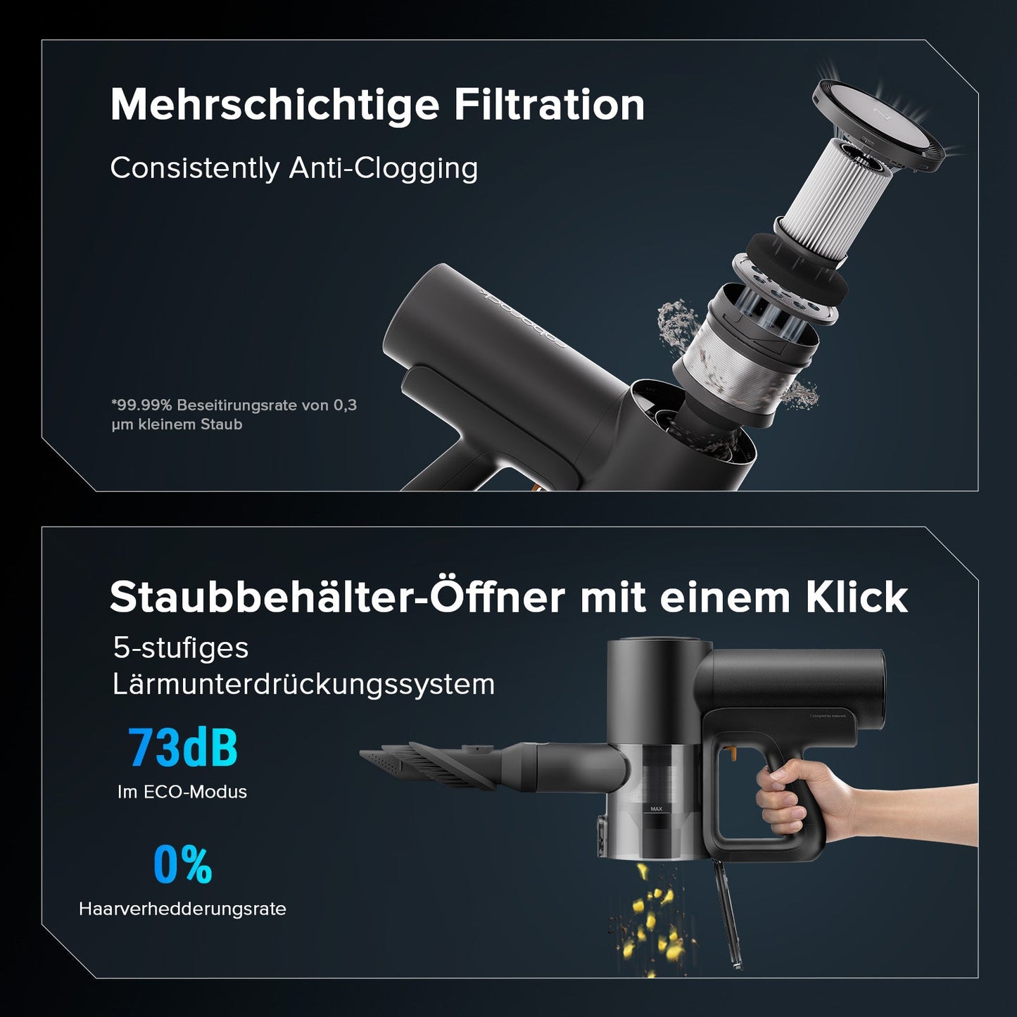 Roborock F25 ACE Combo 5-in-1 Nass- und Trockensauger