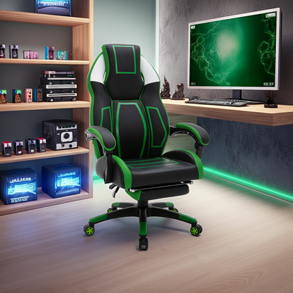 Clovis ComfortPro Kunstleder-Bürostuhl – Für Work & Gaming LinkeHomeStore