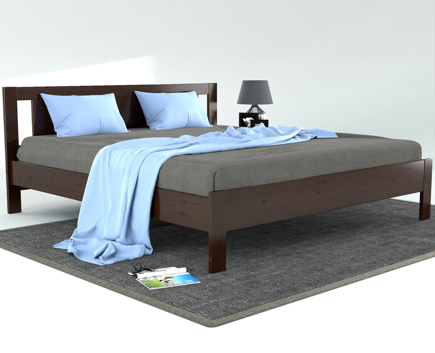 Jana Kieferbett  | Massivholz | Naturholz | 100% Bio-Bett Kiefer Massivholz