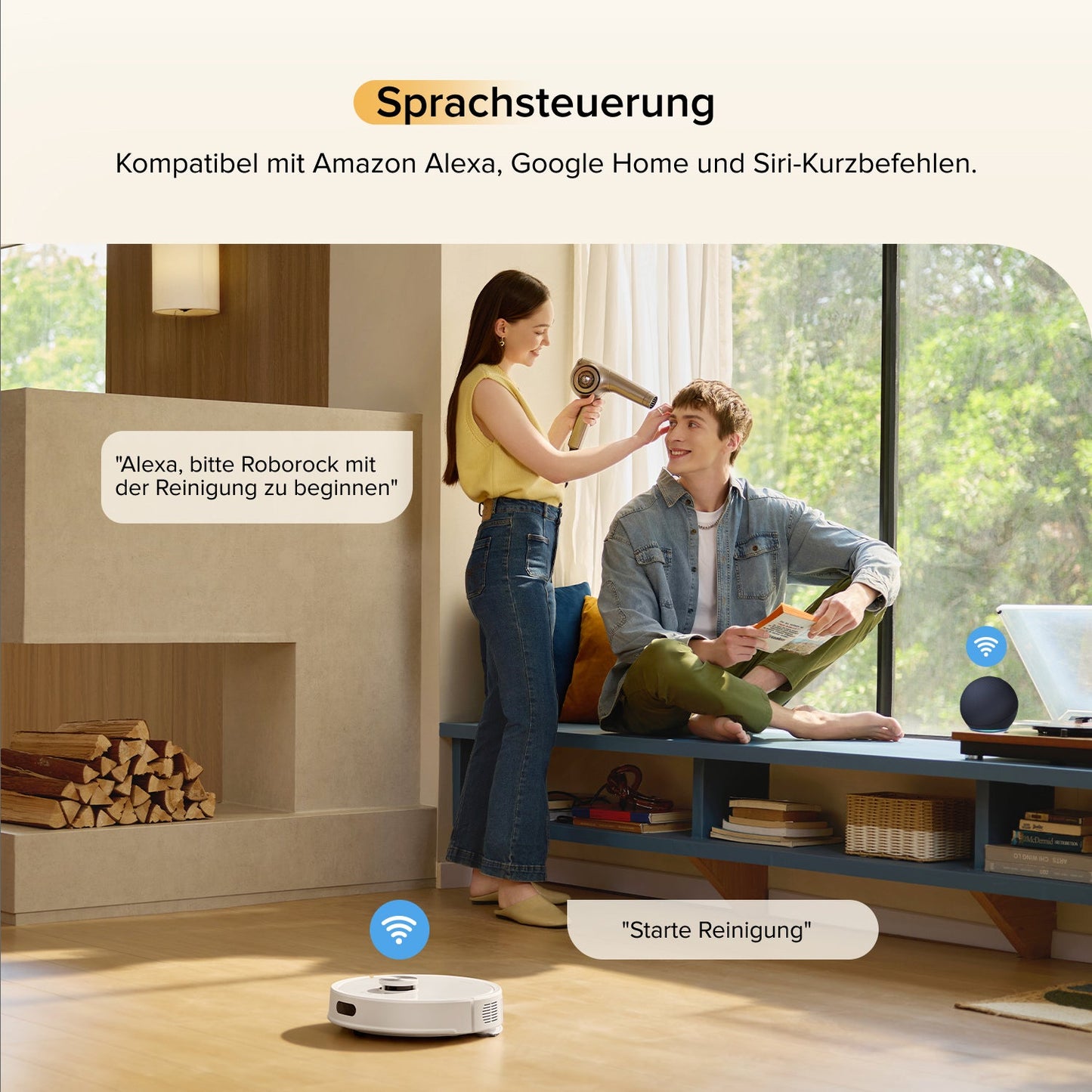 Roborock Q7 M5 Set Saug- und Wischroboter mit zusätzlichem Wischtuch*2 Stk. (Upgrade vom Q7 Max)
