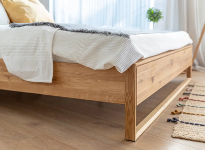 Arona Massivholz Eichen Bett 140-180cm | Eiche geölt Kiefer Massivholz