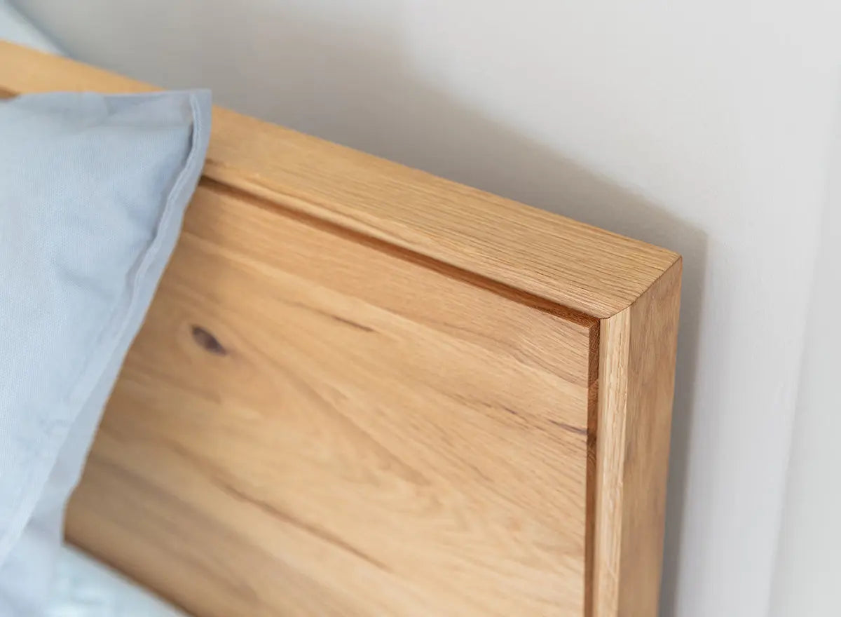 Arona Massivholz Eichen Bett 140-180cm | Eiche geölt Kiefer Massivholz