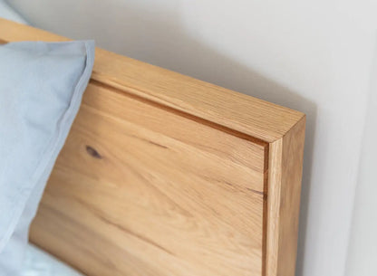 Arona Massivholz Eichen Bett 140-180cm | Eiche geölt Kiefer Massivholz
