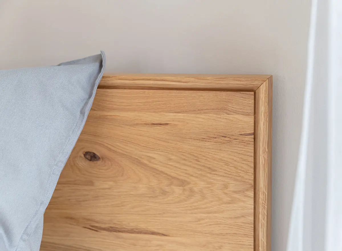 Arona Massivholz Eichen Bett 140-180cm | Eiche geölt Kiefer Massivholz