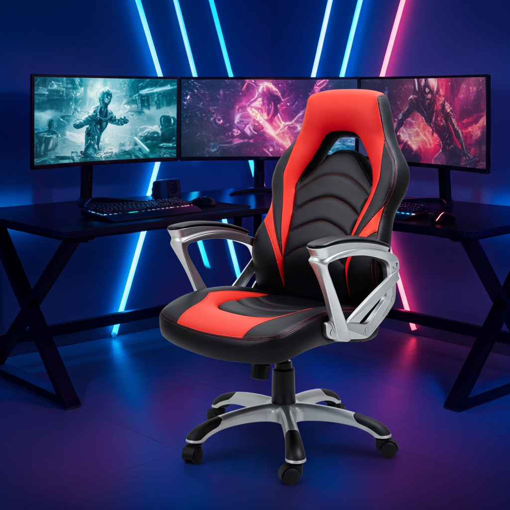 Foxton SportLine Kunstleder-Bürostuhl – Dynamisch, komfortabel & ergonomisch LinkeHomeStore