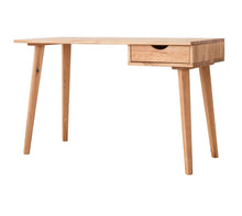 Lade das Bild in den Galerie-Viewer, Savona Massivholz Eichentisch Schreibtisch 120cm Kiefer Massivholz
