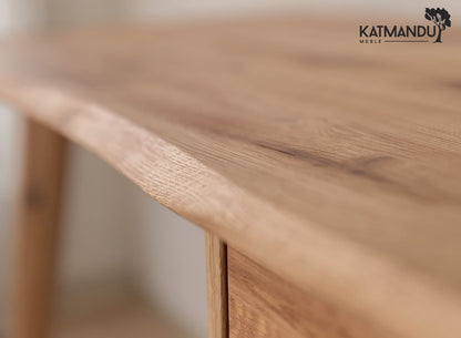 Savona Massivholz Eichentisch Schreibtisch 120cm Kiefer Massivholz