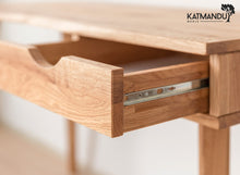 Lade das Bild in den Galerie-Viewer, Savona Massivholz Eichentisch Schreibtisch 120cm Kiefer Massivholz
