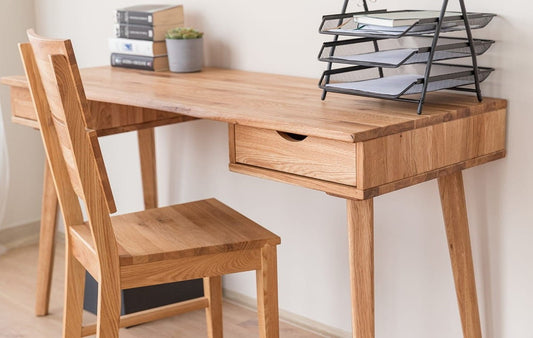 Savona Massivholz Eichentisch Schreibtisch 2.0 Kiefer Massivholz