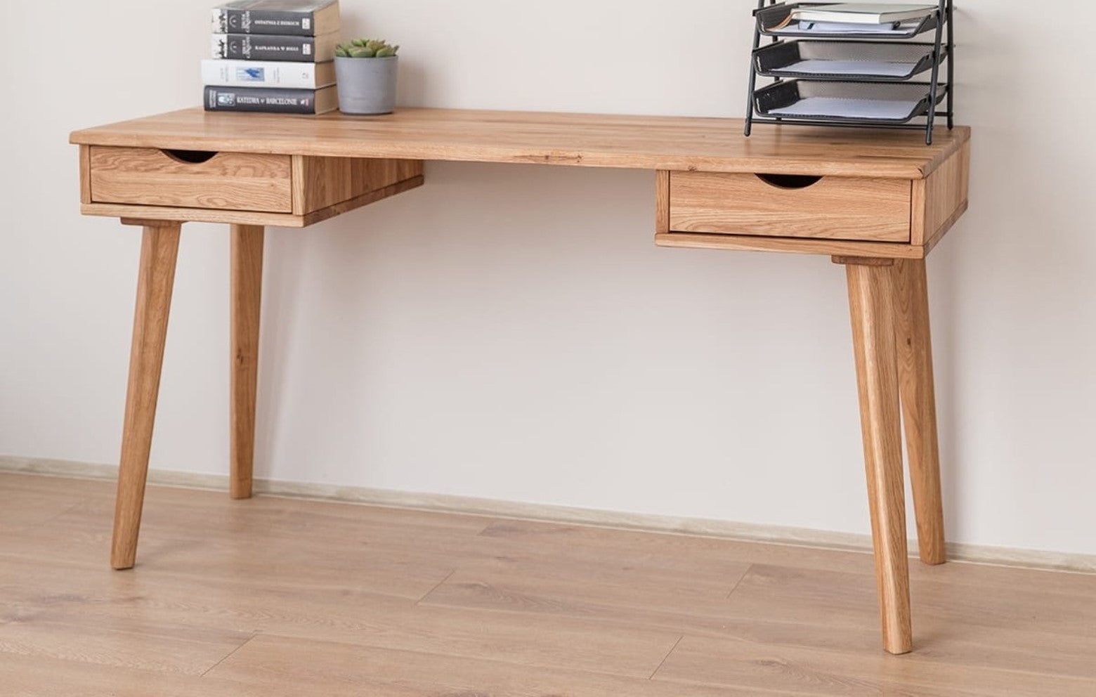 Savona Massivholz Eichentisch Schreibtisch 2.0 Kiefer Massivholz